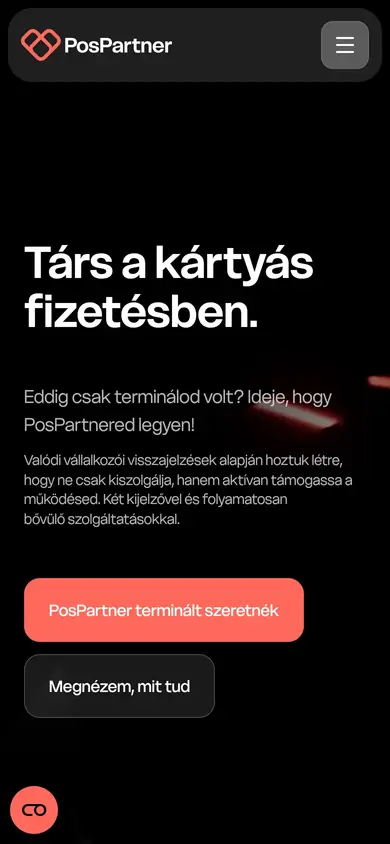 A pos-partner.hu telefonon